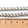 Electroplate Glass Beads Strands EGLA-H109-12D-01-4