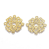 Brass Filigree Joiners Links KK-S349-145-NF-1