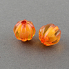 Autumn Theme Transparent Acrylic Beads TACR-S089-14mm-11-1