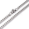 304 Stainless Steel Box Chain Necklaces NJEW-H421-7-2
