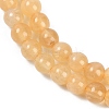 Natural Yellow Calcite Beads Strands G-B125-D01-01-4