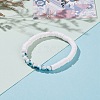 Polymer Clay Heishi Beads Stretch Bracelets BJEW-JB05905-01-4