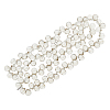 Electroplate Transparent Glass Beads Strands EGLA-FI0001-01A-1