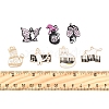 14Pcs 7 Styles Spray Painted Alloy Enamel Pendants ENAM-FS0002-63-5