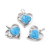 Synthetic Turquoise Pendants G-C236-01F-P-RS-1