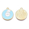 Alloy Enamel Pendants PALLOY-N170-021C-NR-2