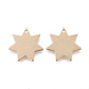 Brass Charms X-KK-F818-01LG-2