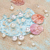 Mega Pet 70Pcs 7 Style Resin & Plastic Imitation Pearl Pendants/Shank Buttons BUTT-MP0001-01-10