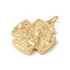 Rack Plating Brass Pendants KK-A190-04G-2