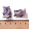 Natural Amethyst Carved Figurines DJEW-L023-G11-3