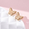 Brass Stud Earrings EJEW-D288-08G-5