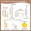 96Pcs 8 Styles Wood & Stainless Steel Ceramic Making Tools Kit TOOL-PH0001-98-5