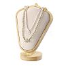 Bust Shaped Velvet Necklace Display Stands NDIS-C005-01B-1