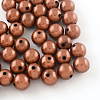 Spray Painted Acrylic Beads MACR-Q154-16mm-N03-1