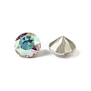 Glass Rhinestone Cabochons GLAA-A018-8mm-001AB-2
