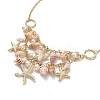 Trendy Shell Bib Beach Necklaces NJEW-N0031-01-2