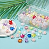 120Pcs 3 Style Easter Themed Transparent Acrylic Beads TACR-FS0001-09-4