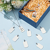 25Pcs 304 Stainless Steel Stamping Blank Tag Pendants STAS-BC0003-81-5