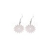 304 Stainless Steel Dangle Earrings for Women WGD83C1-01-5