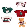 CHGCRAFT 4Pcs 4 Style Cellucotton Doll Clothes DIY-CA0005-79B-1