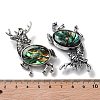 Tibetan Style Alloy Elk Brooches JEWB-A021-02AS-02-3