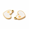 Ion Plating(IP) 304 Stainless Steel Enamel Charms STAS-F291-08G-03-2