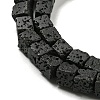 Natural Lava Rock Beads Strands G-C084-E08-02-4