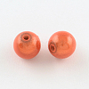 Spray Painted Acrylic Beads MACR-Q154-18mm-013-2