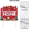 Plastic Yard Signs Display Decorations DIY-WH0248-003-4