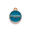 Alloy Enamel Pendants ENAM-S124-01B-05H-3