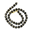 Natural Sliver Obsidian Beads Strands G-I376-D38-01-2