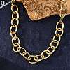 Brass Cable Chain Bracelets BJEW-H537-11G-5