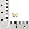 Brass Micro Pave Cubic Zirconia Connector Charms KK-E791-19G-3