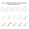 40Pcs 5 Style Acrylic Transparent Blank Pendants DIY-CJC0002-011-3