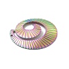 Ion Plating(IP) 304 Stainless Steel Pendants STAS-B032-15MC-3