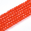 Opaque Solid Color Imitation Jade Glass Beads Strands LS-EGLA-A044-P2mm-D03-1
