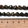 Natural Dragon Blood Beads Strands G-Z119-A17-02-6