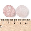 Natural Rose Quartz Cabochons G-K338-39D-02-3