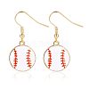 Alloy Enamel Dangle Earrings FS-WG4E48D-09-1