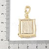 Brass Enamel Pendants KK-U043-12G-02-3