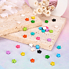  44Pcs 11 Colors Spray Painted Alloy Beads FIND-TA0003-02-12