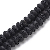 Synthetic Lava Rock Beads Strands G-B087-02A-10-1