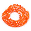 Electroplate Glass Beads Strands EGLA-A034-T1mm-A23-2