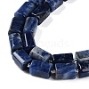 Natural Sodalite Beads Strands G-M403-B34-03-4