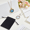 2Pcs 2 Colors 304 Stainless Steel Cable Chain Necklace NJEW-NB00010-4