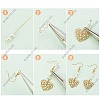 SUNNYCLUE DIY Imitation Pearl Beads Dangle Earrings Making Kit DIY-SC0018-06-4