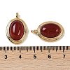 Natural Carnelian(Dyed & Heated) Pendants KK-P283-54G-01-3