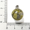 Natural Unakite Perfume Bottle Pendants G-K338-22P-11-3