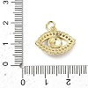 Brass Micro Pave Cubic Zirconia Pendants KK-H255-02B-G01-3