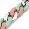 Three Tone Handmade Curb Chains AJEW-JB00602-01-1
